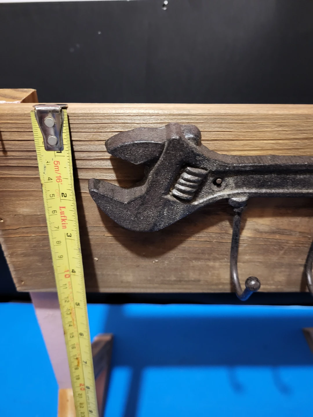 Rustic Wrench Organizational Hooks for Coats and Hats - photo 4