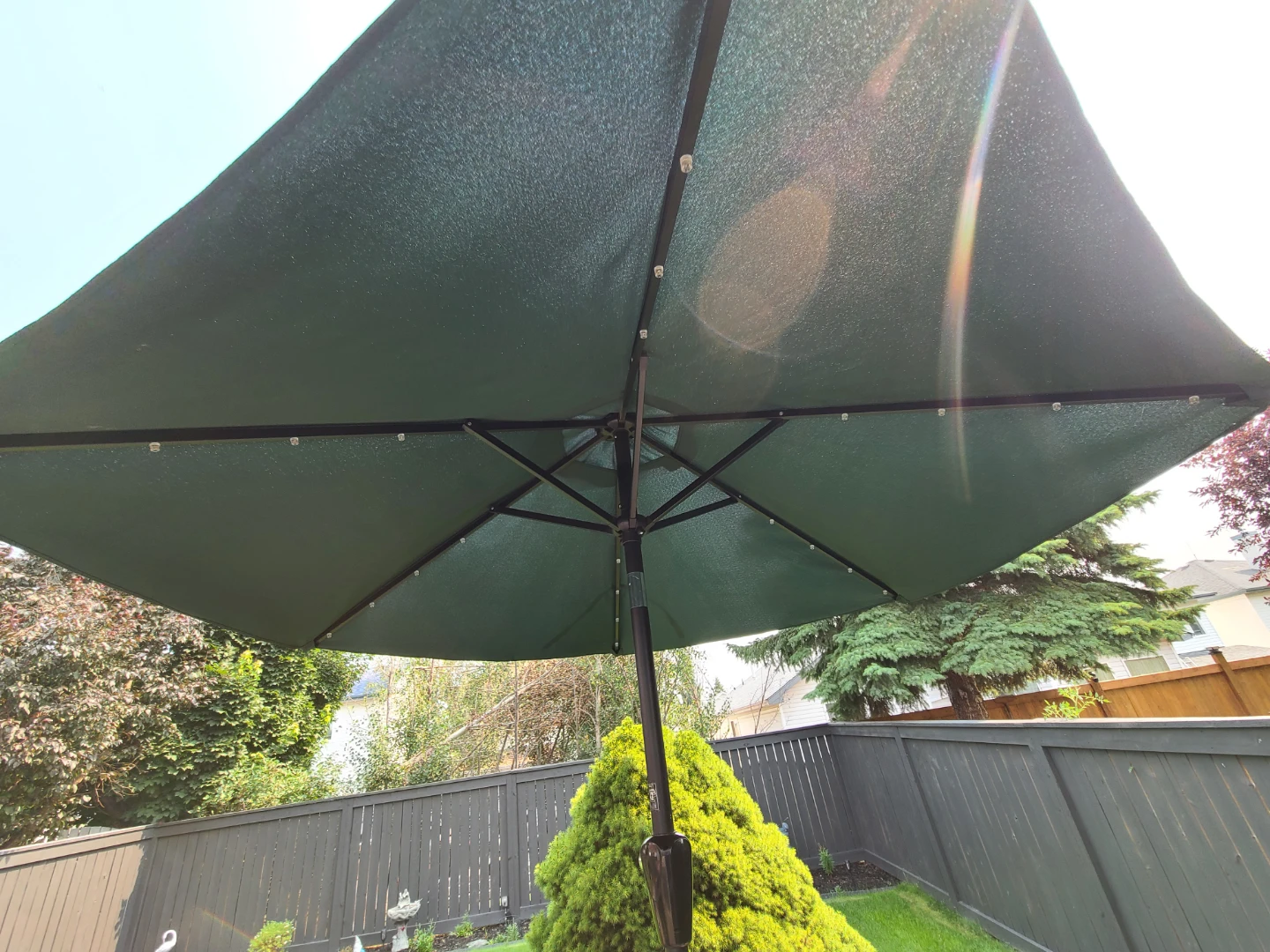 7.5ft Patio Umbrella with Solar Lights - photo 4