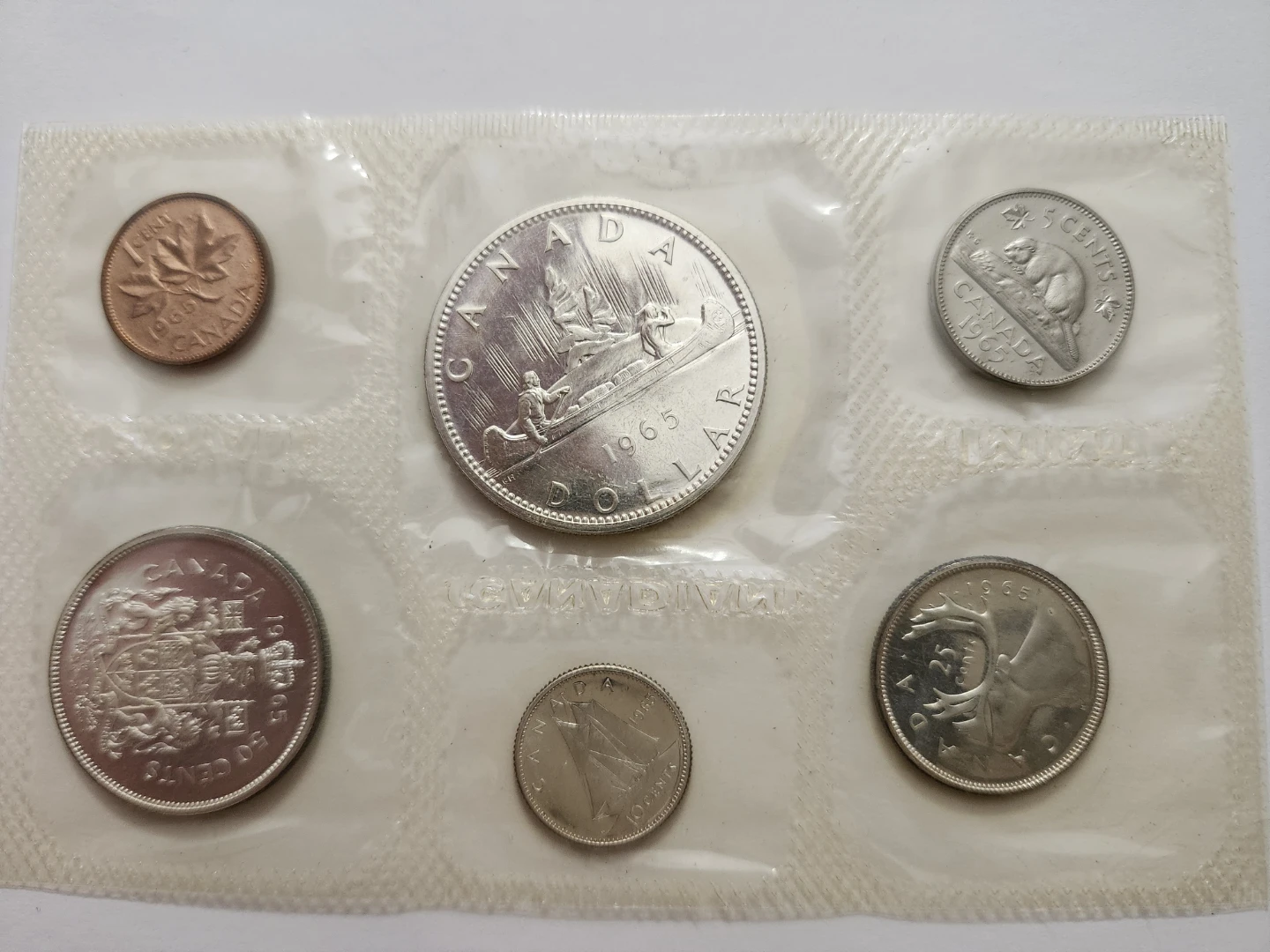1965 Canadian Coinage Mint Set - photo 2
