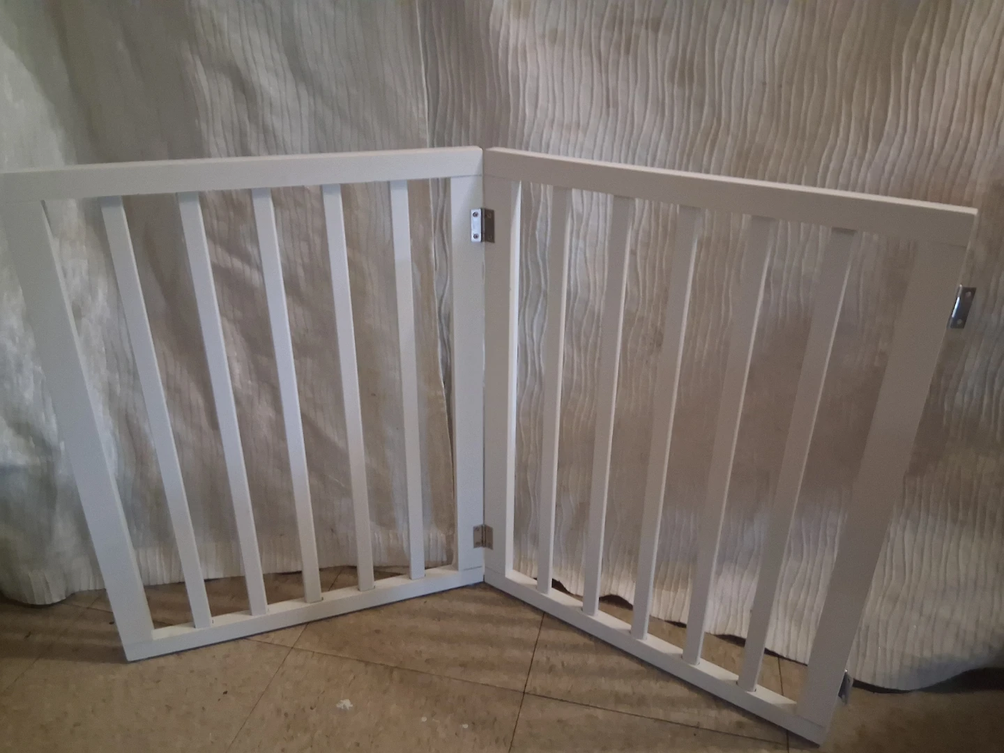 White Wooden Baby Gate