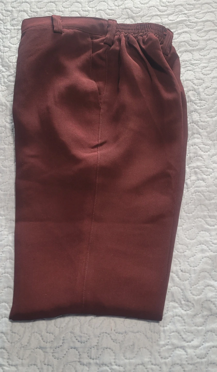 Maroon 3-Piece Suit Set (Jacket, Vest, Pants) - photo 3