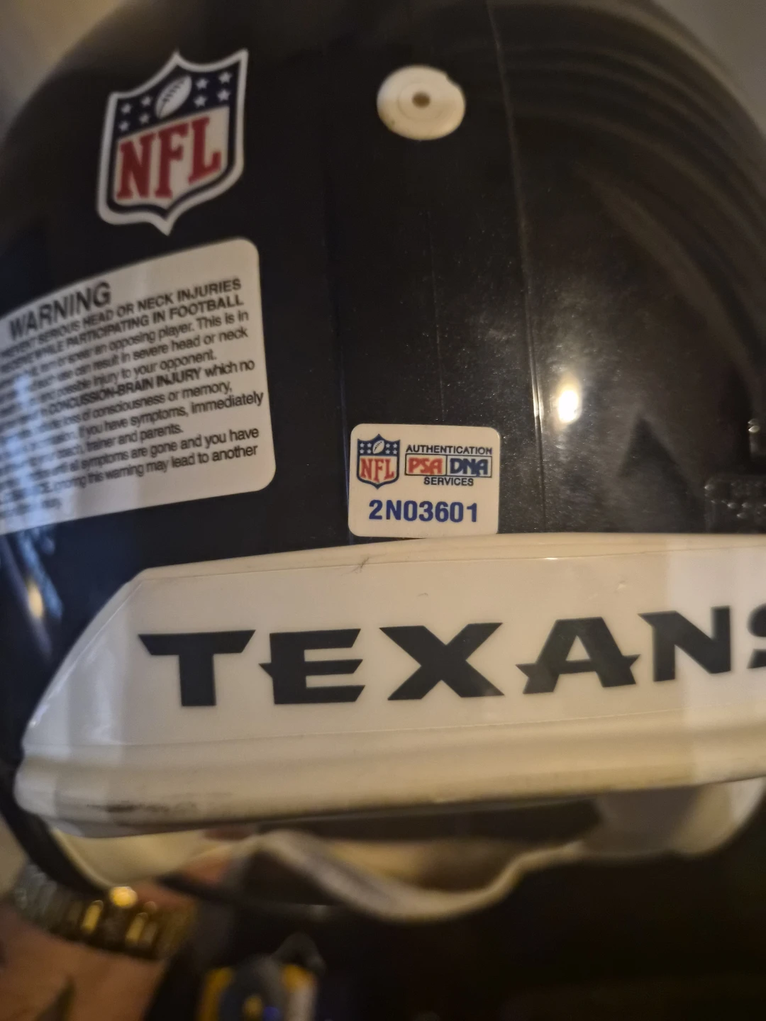 JJ Watt .Official signed Texans helmet. - photo 5