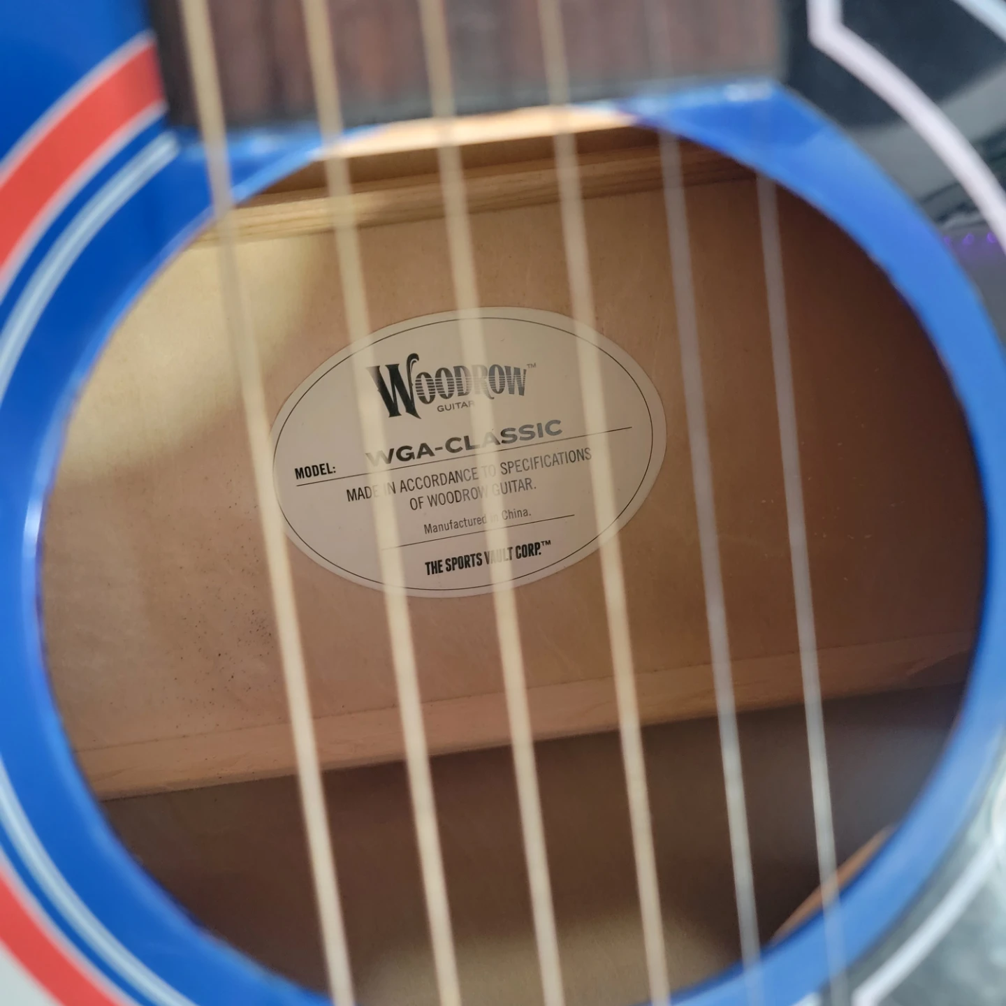 Woodrow VGA-CLASSIC Acoustic Guitar - Toronto Blue Jays - photo 4