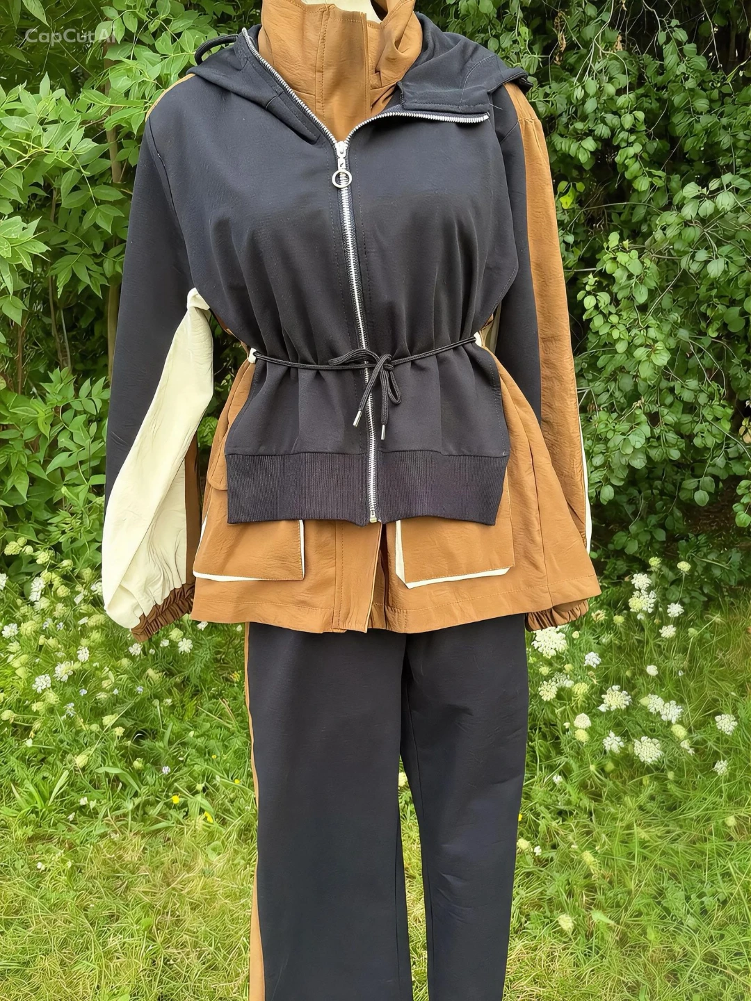 Women's Colourblock Tracksuit Jacket - photo 3