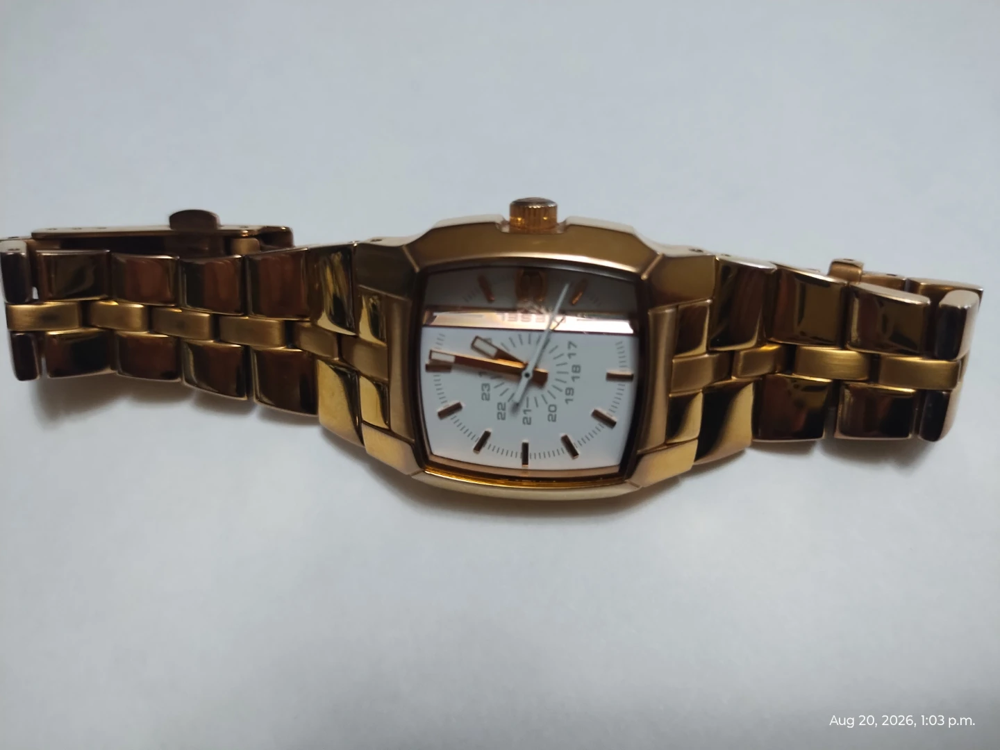 DIESEL Gold-Tone Women's Watch – Working - photo 2