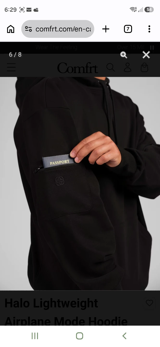 Comfrt Halo Lightweight Airplane Mode Hoodie - photo 3