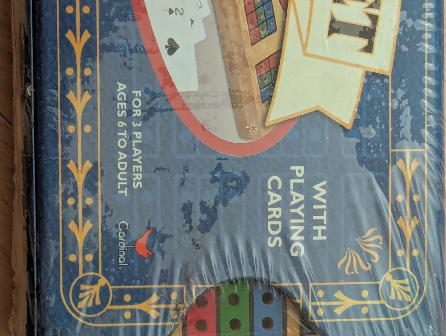 NEW wrapped: Vintage 1999 Solid Wood Cribbage Set - - photo 3