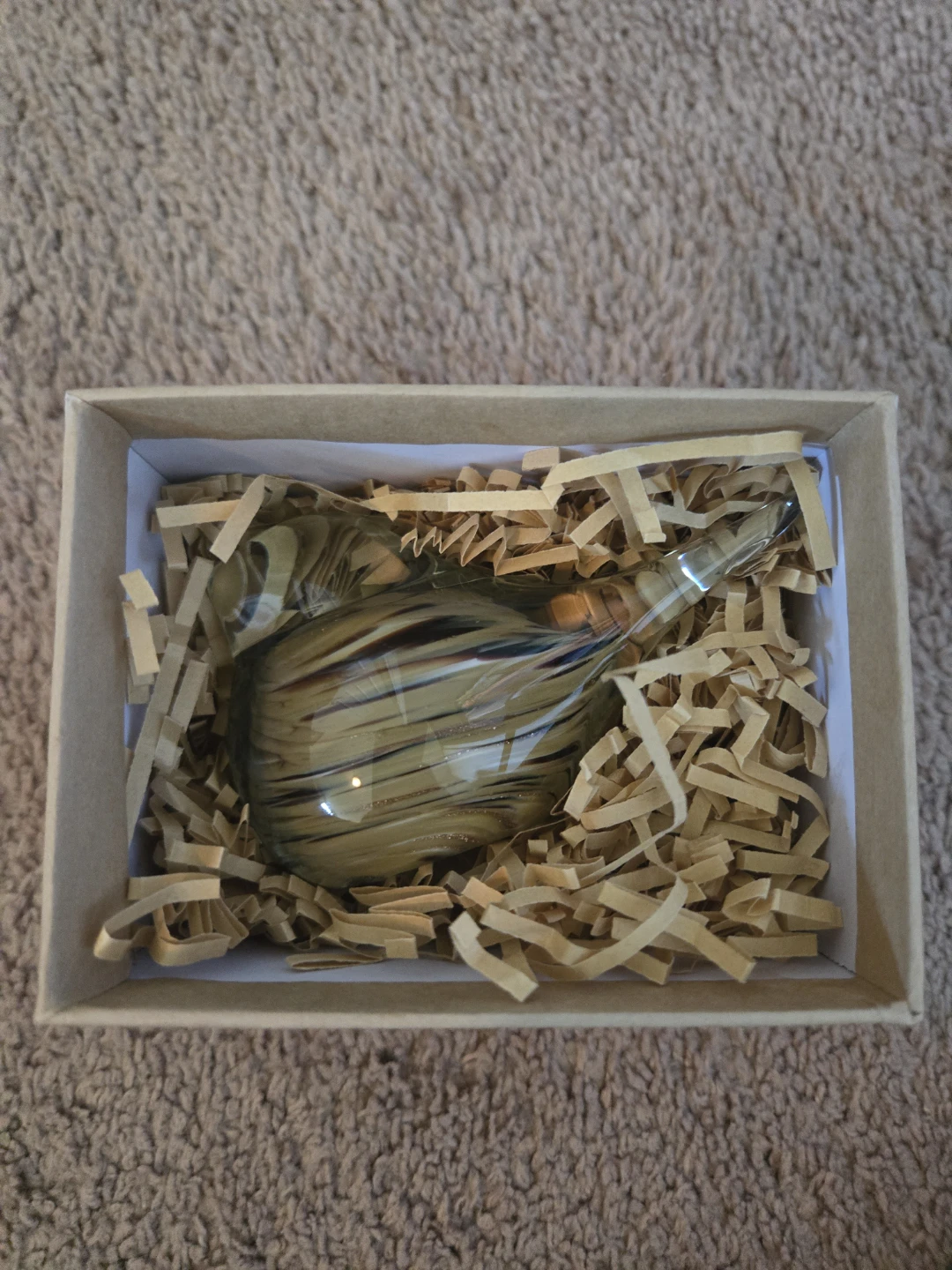 "Wings" Ornamental Glass Bird - photo 3