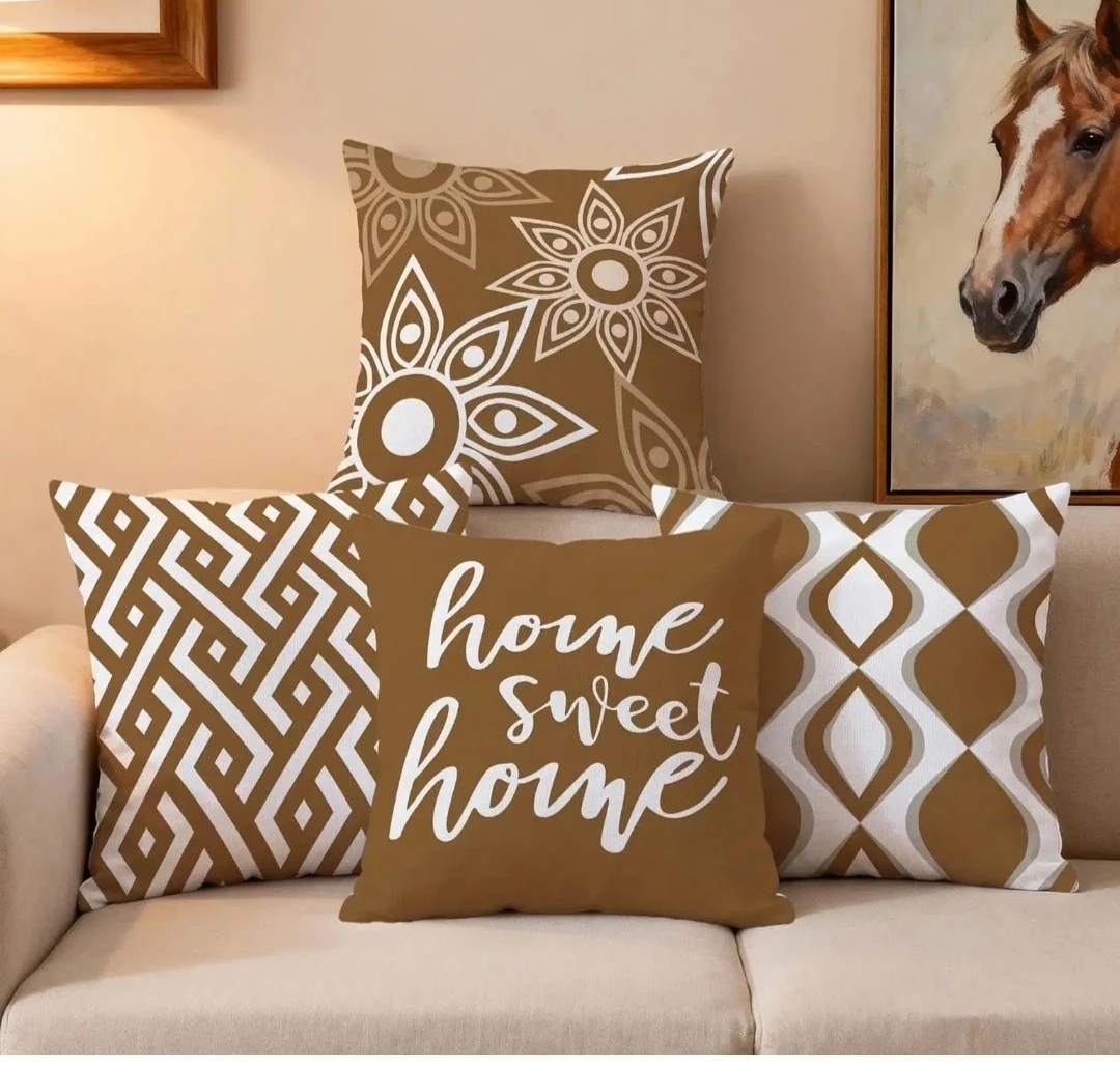 Set of 4 Decorative Throw Cushion Covers - photo 3