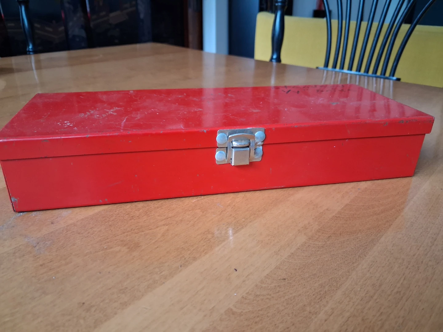 Red Metal Toolbox