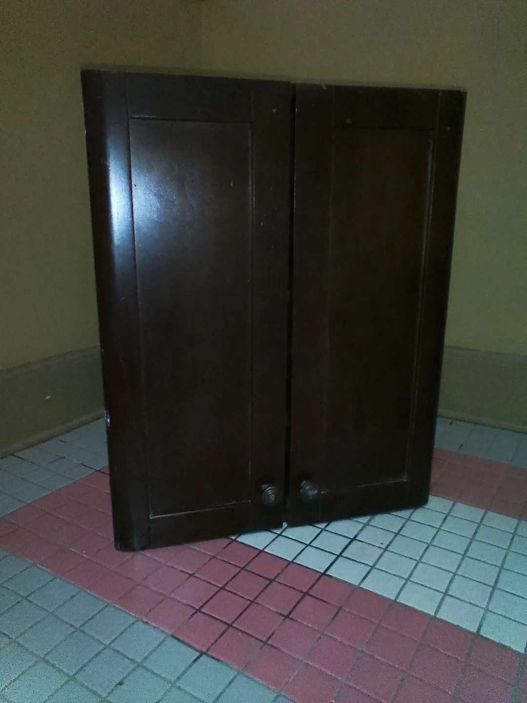 Wooden Cabinet with Two Shelves - photo 5