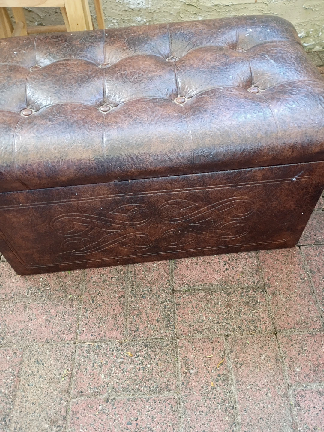 vintage  Electrolux Storage Ottoman