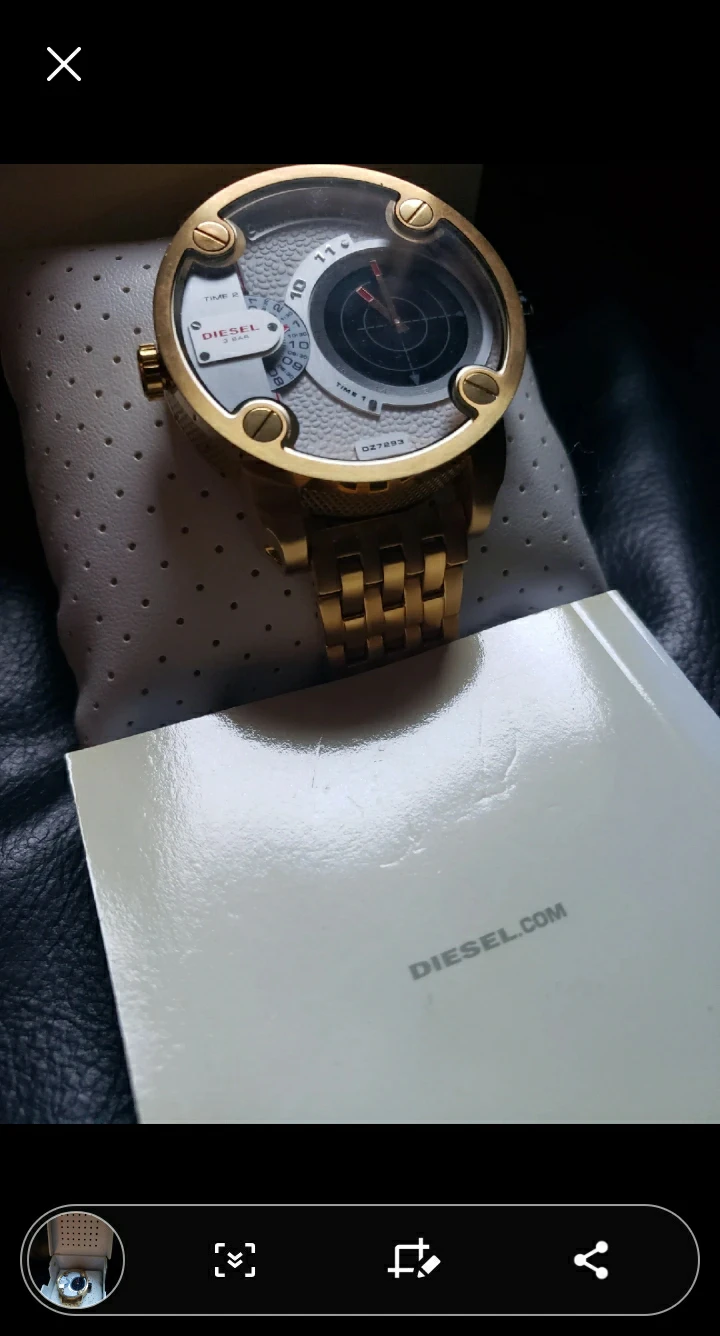 Diesel Men's Gold Tone Watch