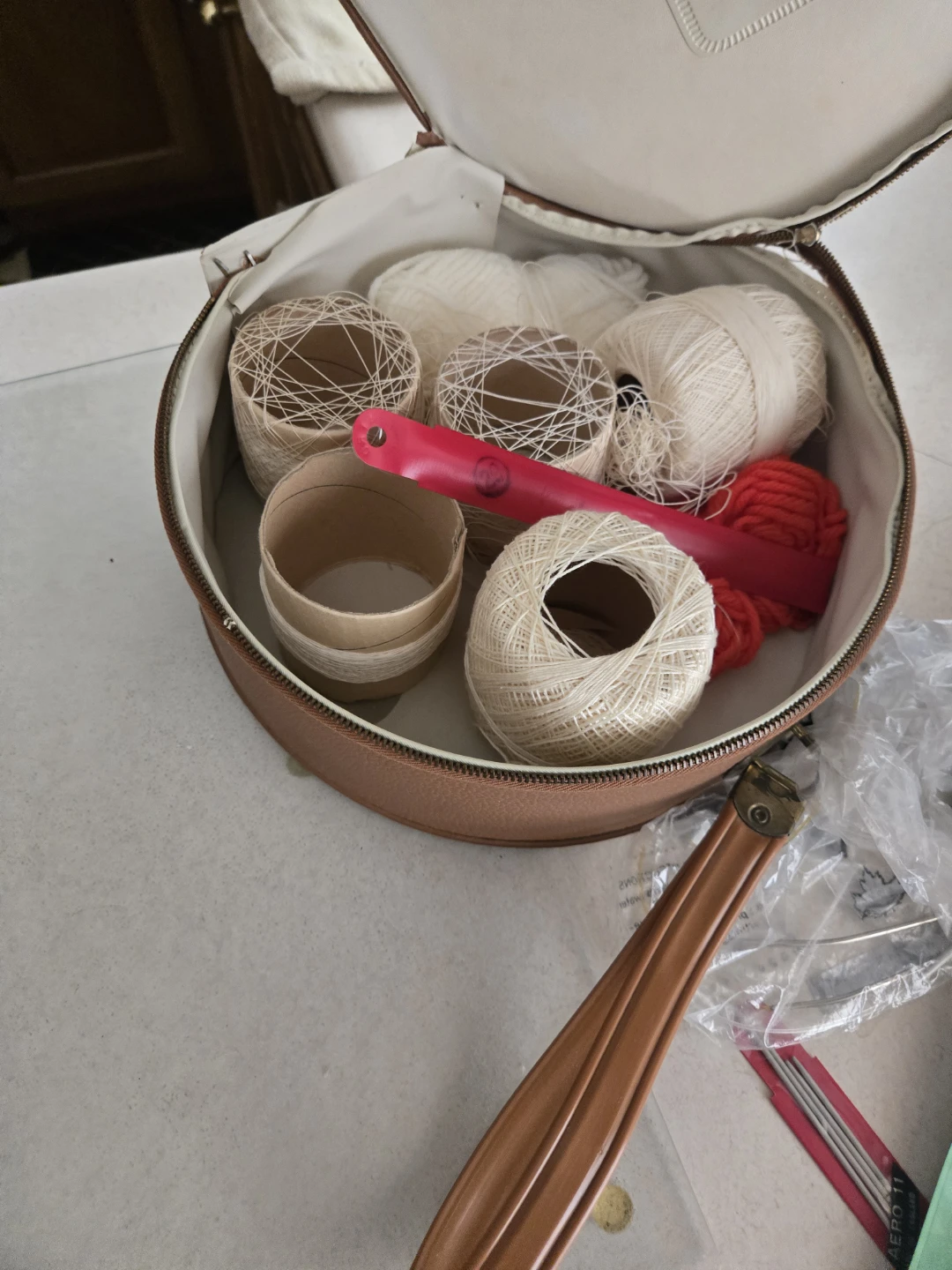 Hand Made Vintage Lace Tablecloth Runner - photo 5