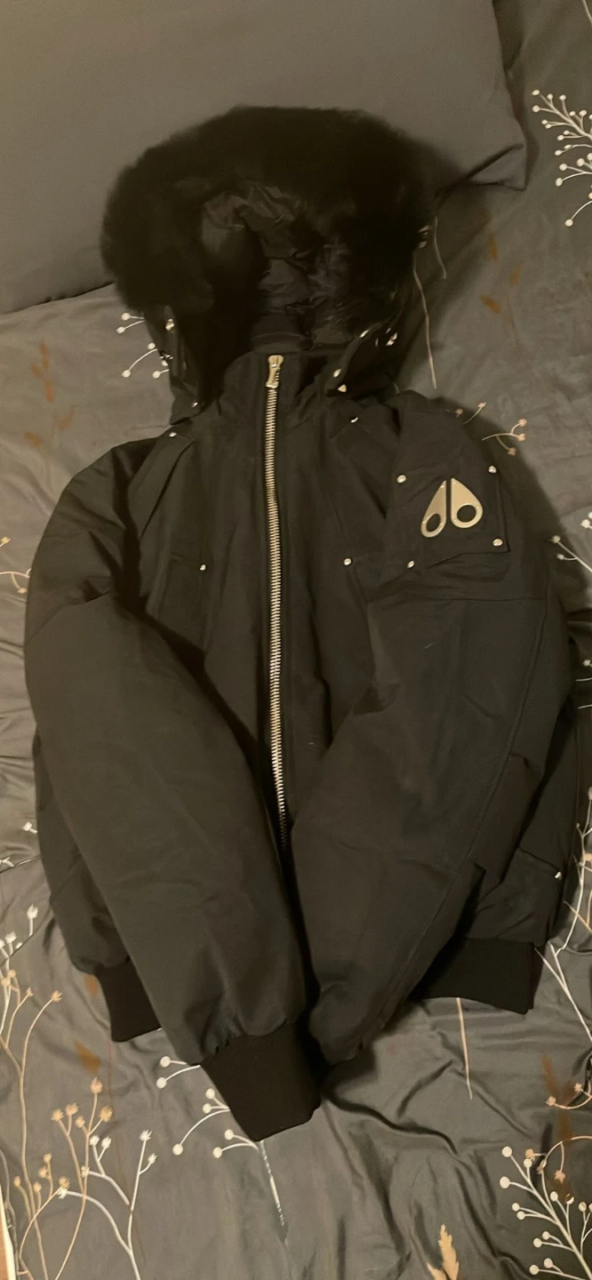 **NEGOTIABLE** Moose Knuckles Down Filled Bomber Jacket