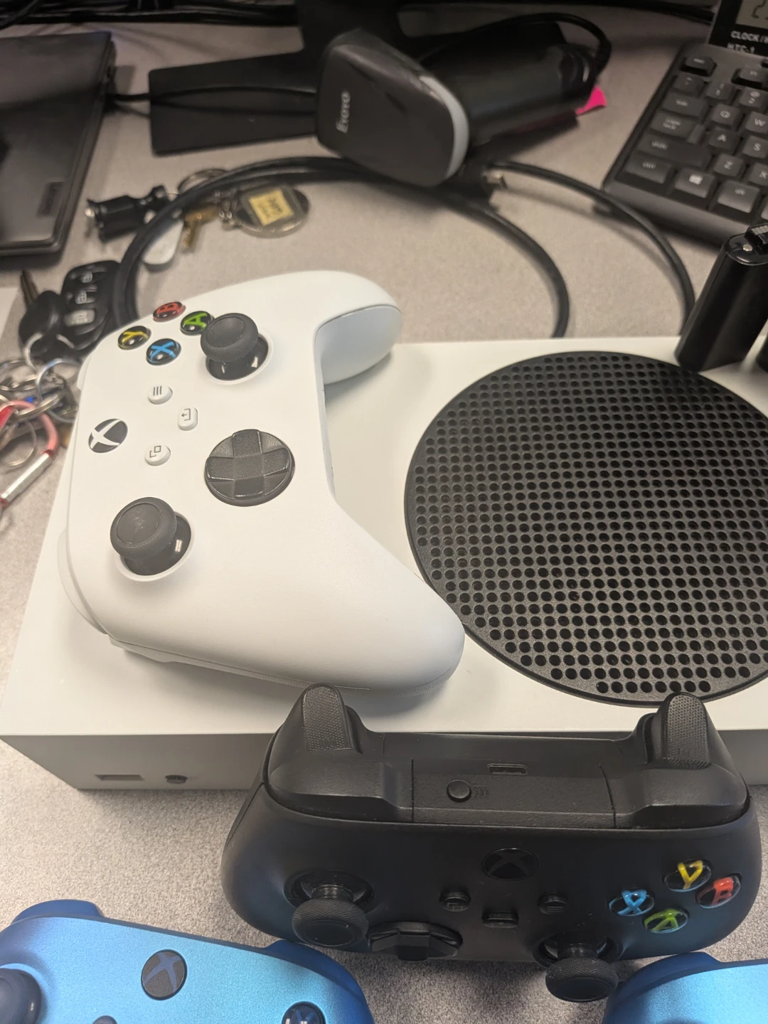 Xbox Series S Console with Controllers - photo 2