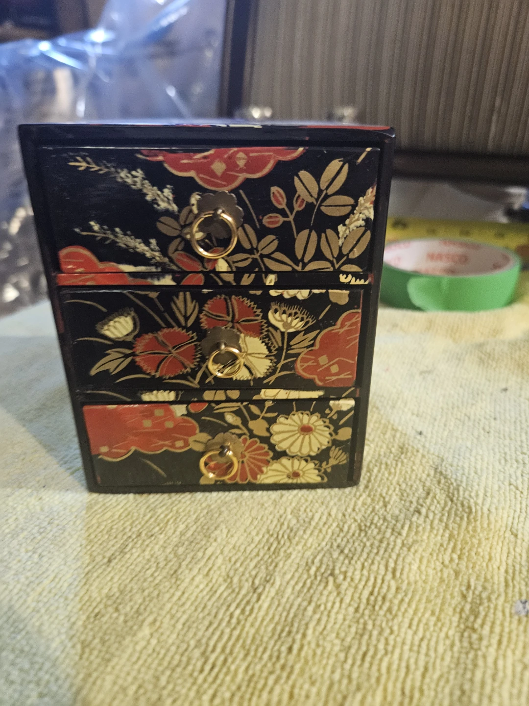 Decorative 3-Drawer Trinket Box - photo 2