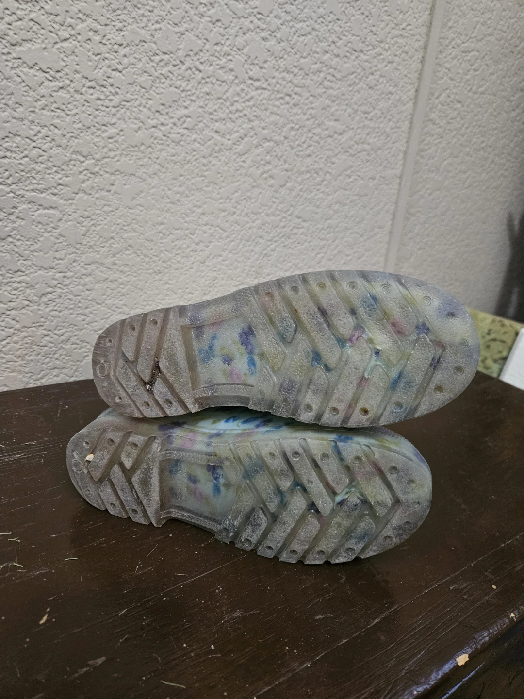 Kids' Floral Rain Boots Size 5 - photo 2