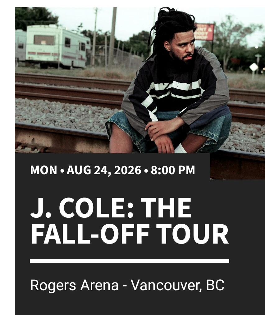 J. Cole The Fall-Off Tour Floor Tickets