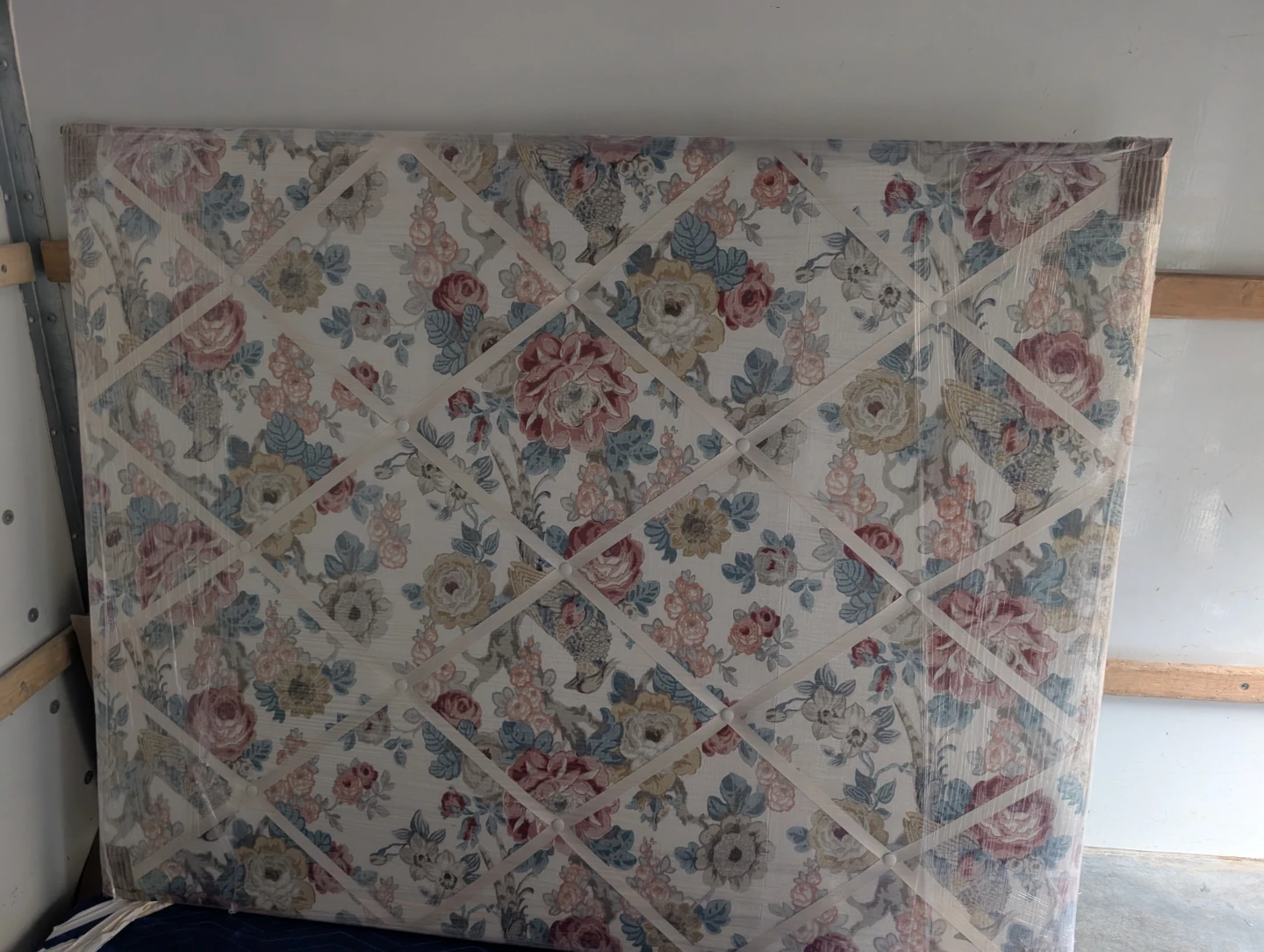 Floral Fabric Memory Board - photo 2