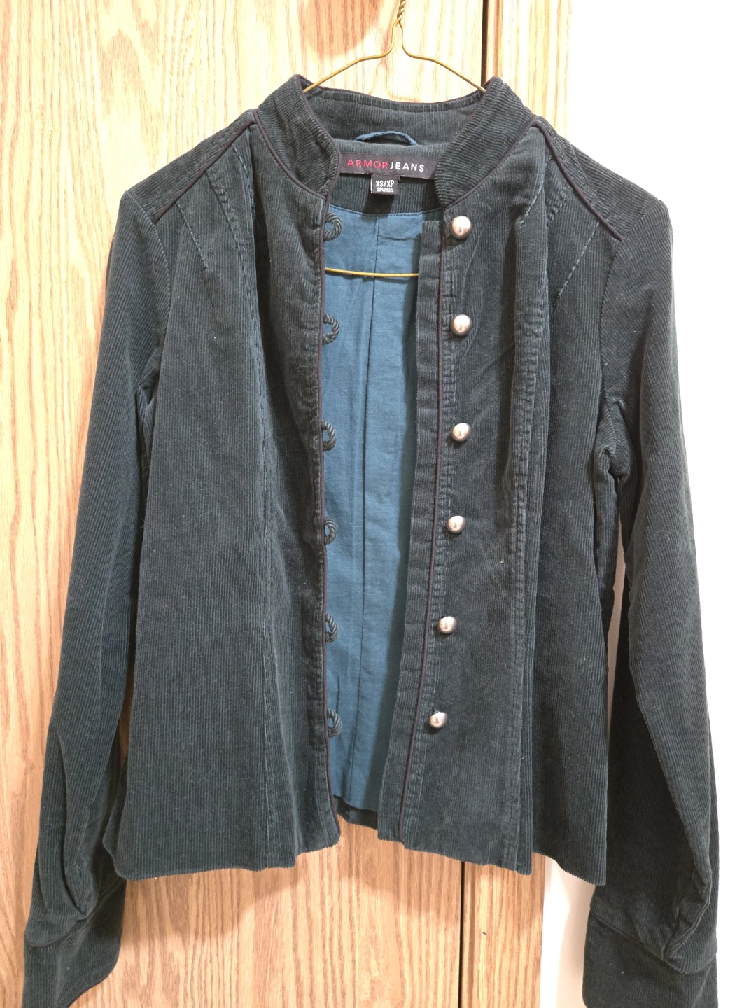 Armor Jeans Green Corduroy Jacket XS