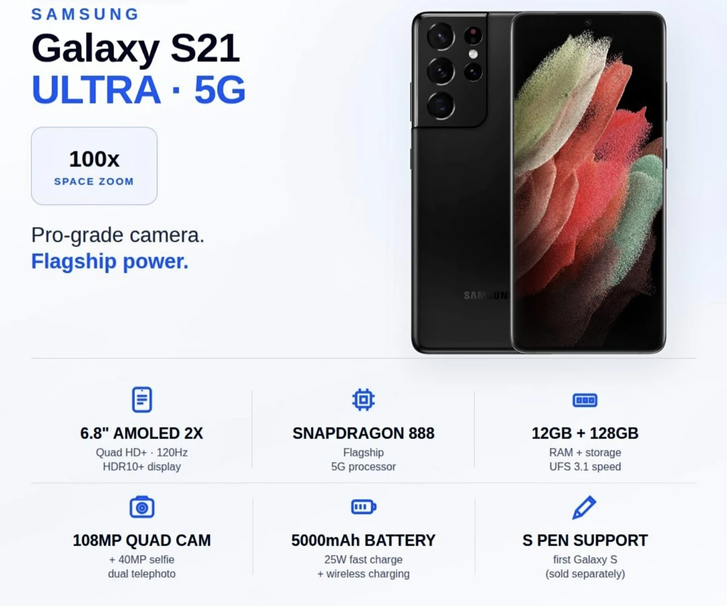 Samsung Galaxy S21 Ultra 5G 128GB