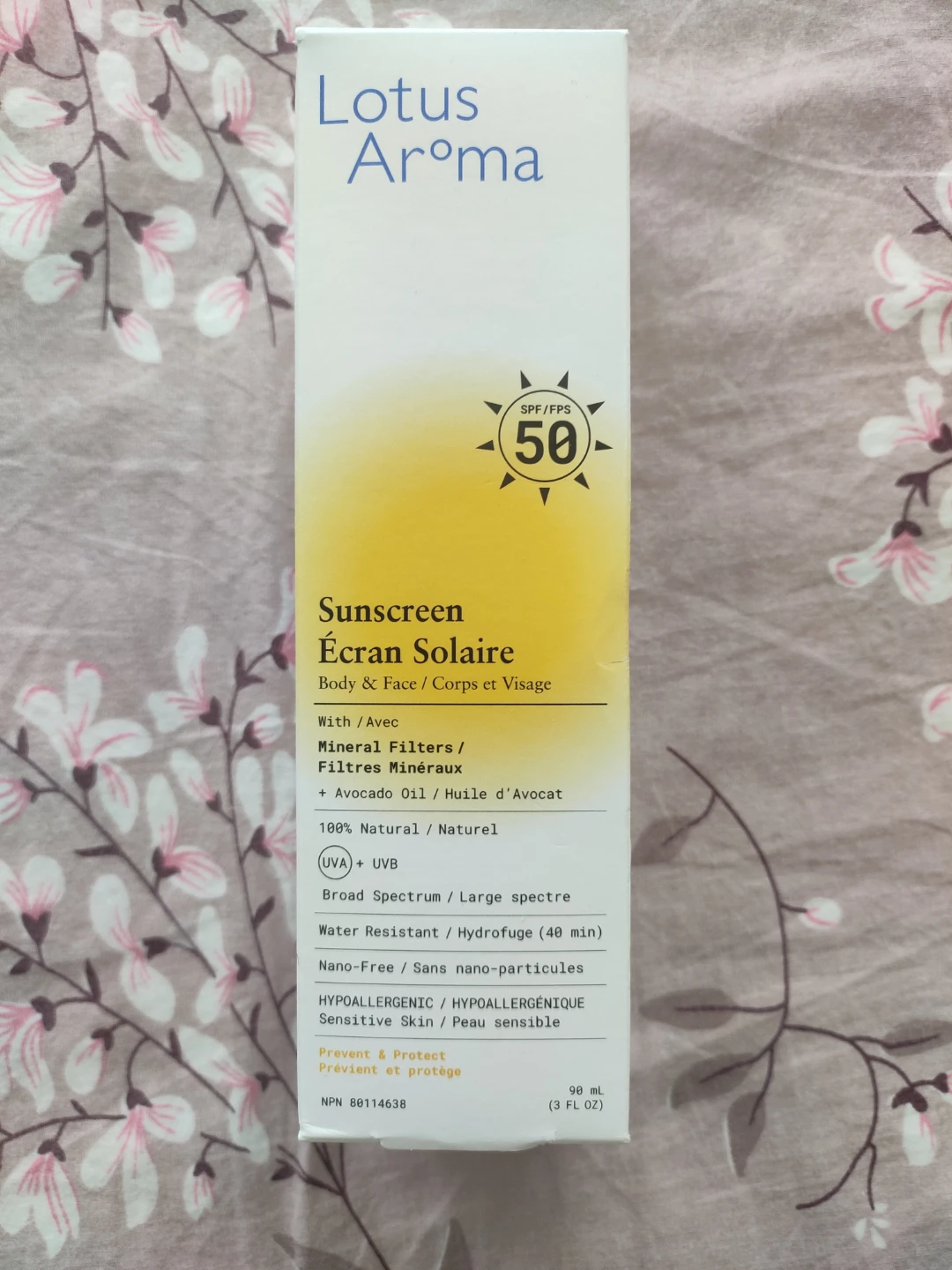 Lotus Aroma Body & Face Mineral Sunscreen SPF 50 - photo 2