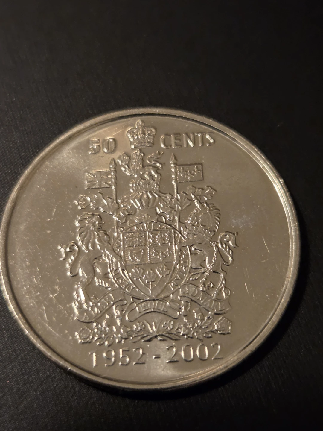Canadian 50 Cents Coin 1952-2002