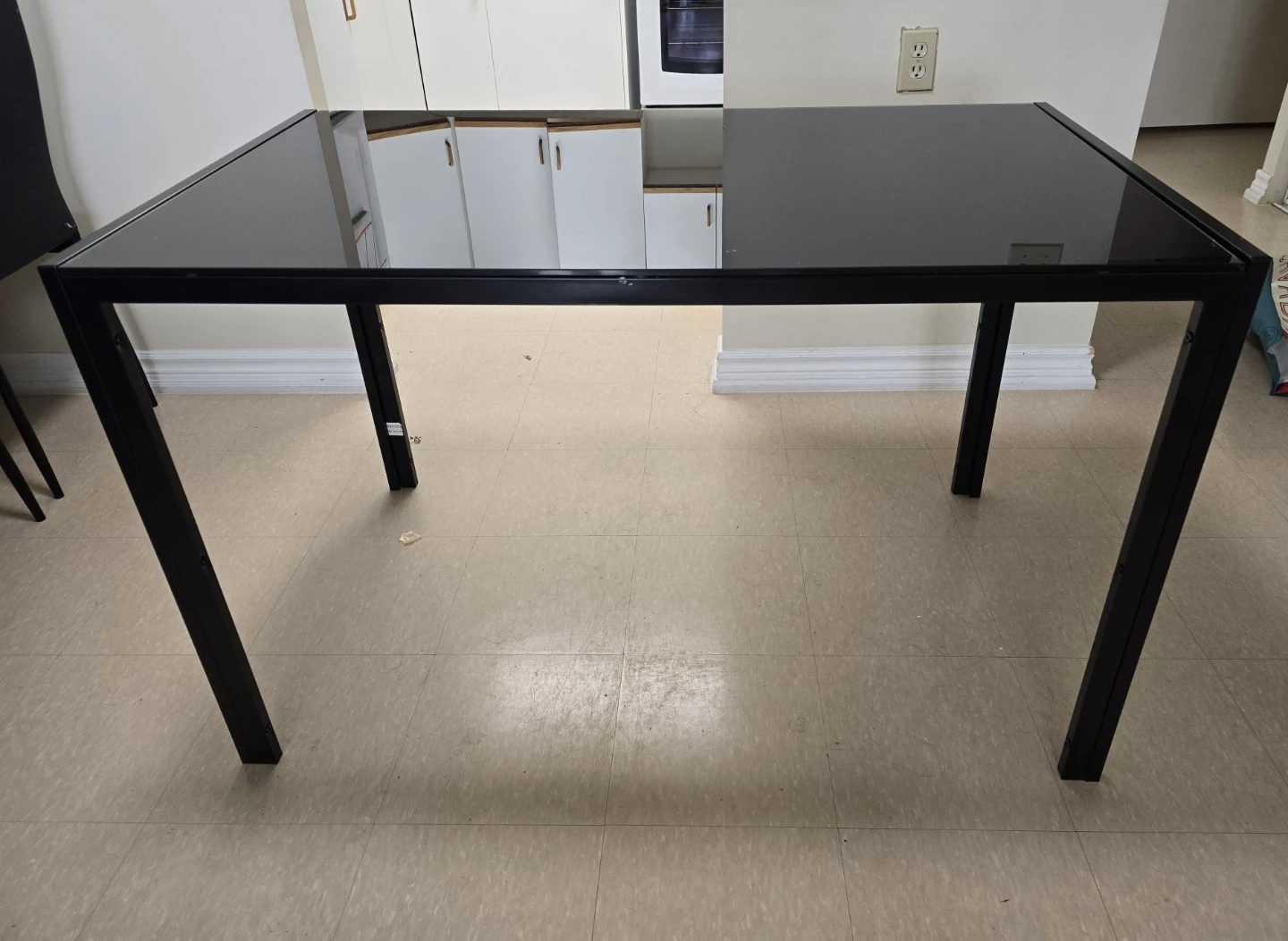 Black Dining Table with 4 Chairs - photo 5