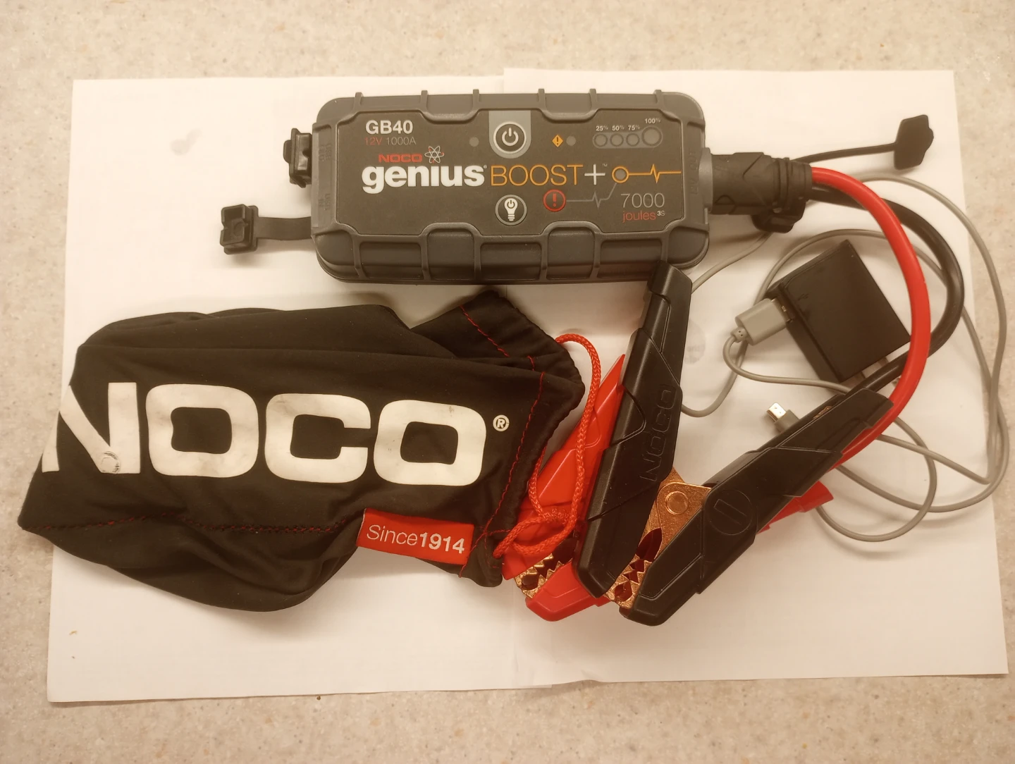 Gb40 genius boost jump starter