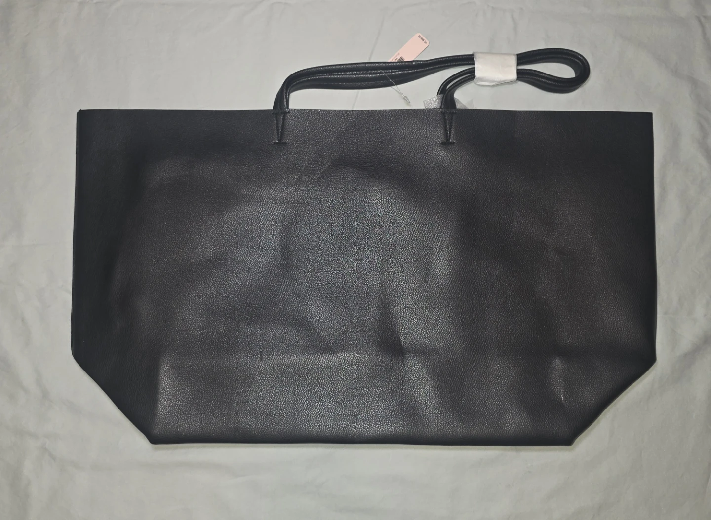 Victoria's Secret Black Faux Leather Tote Bag - photo 3