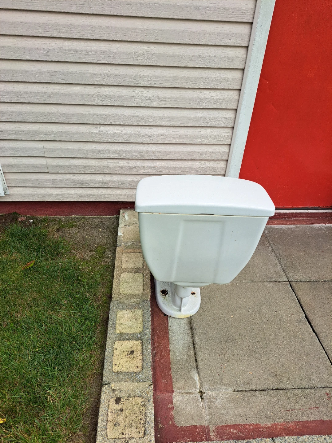 American Standard White Toilet Tank and Bowl