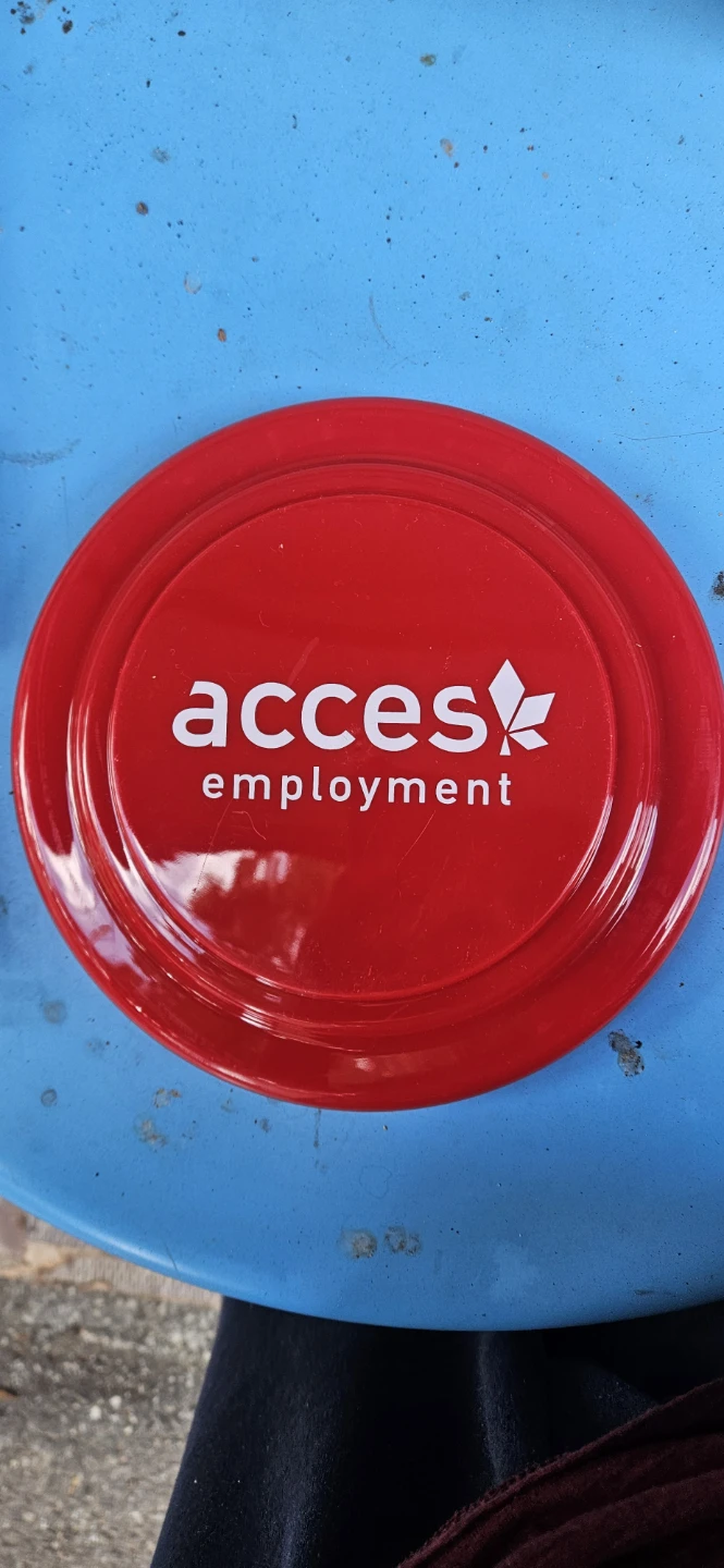 Red Acces Employment Frisbee