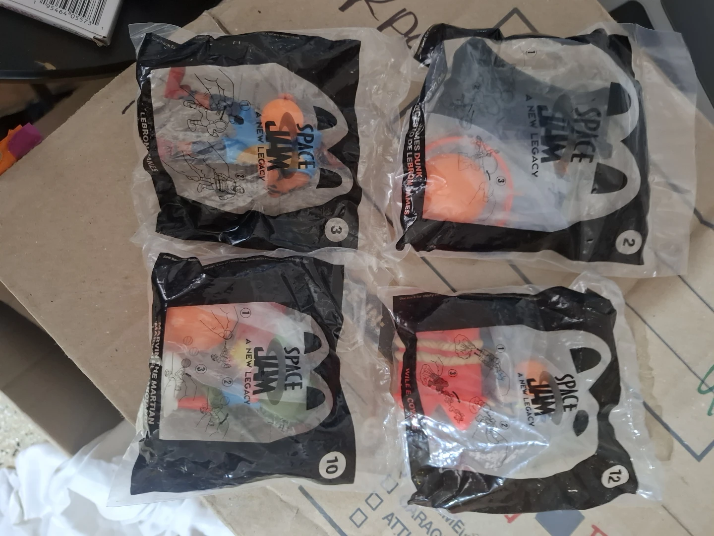 Space Jam A New Legacy Happy Meal Toys (4 Pack)