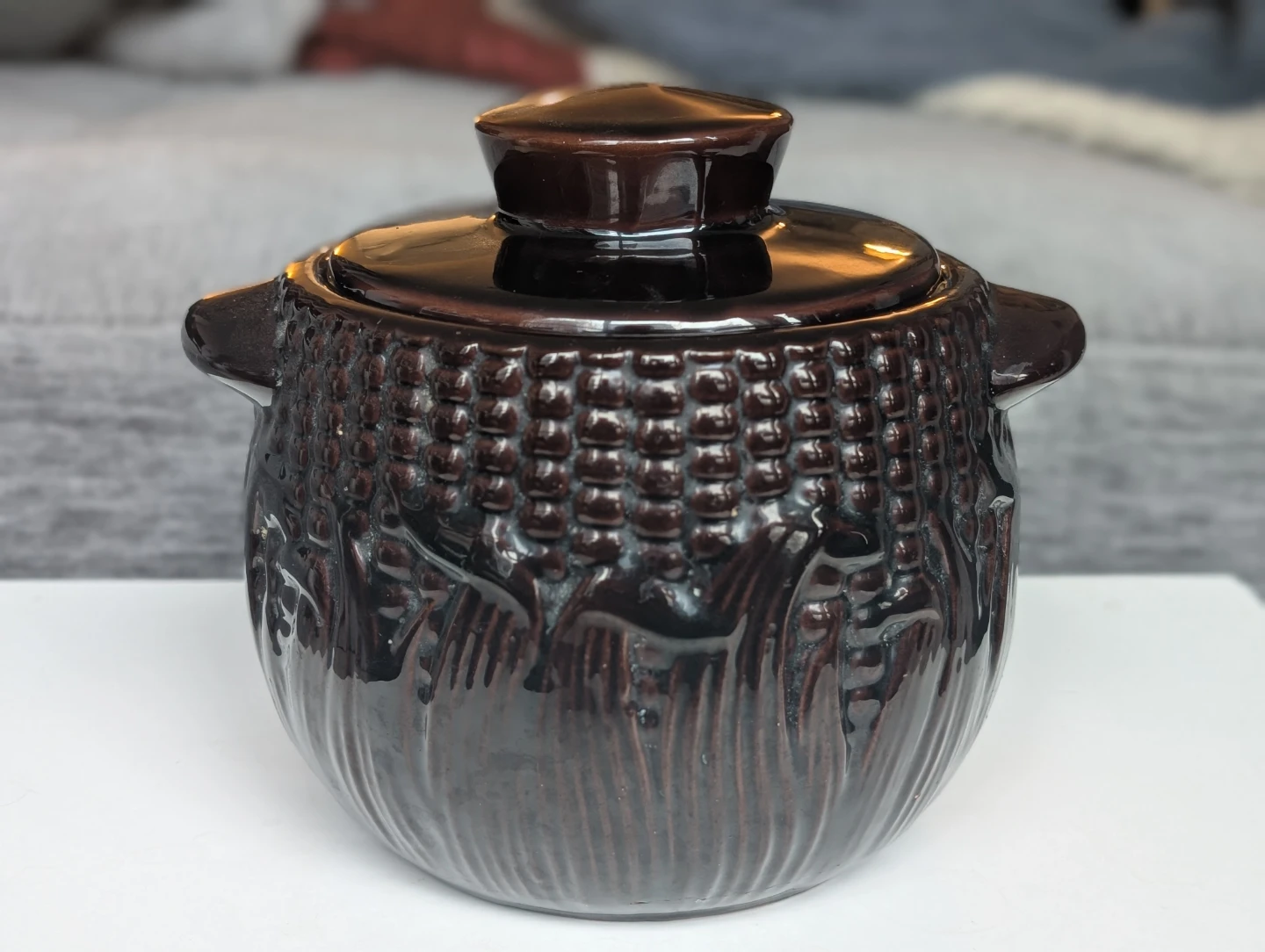 Vintage Royal Canadian Art Pottery corn bean pot