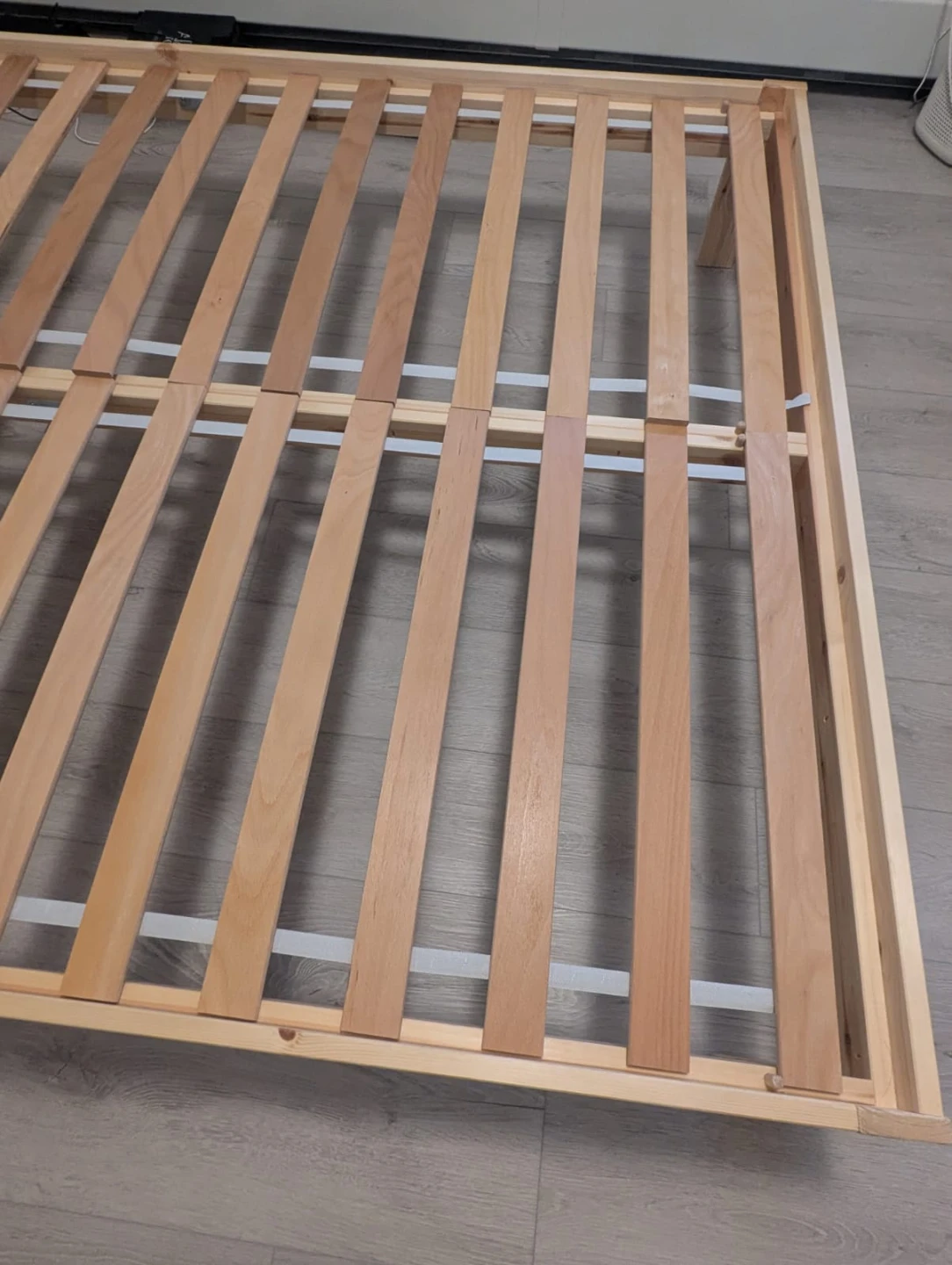 IKEA Double Wooden Bed Frame - photo 3