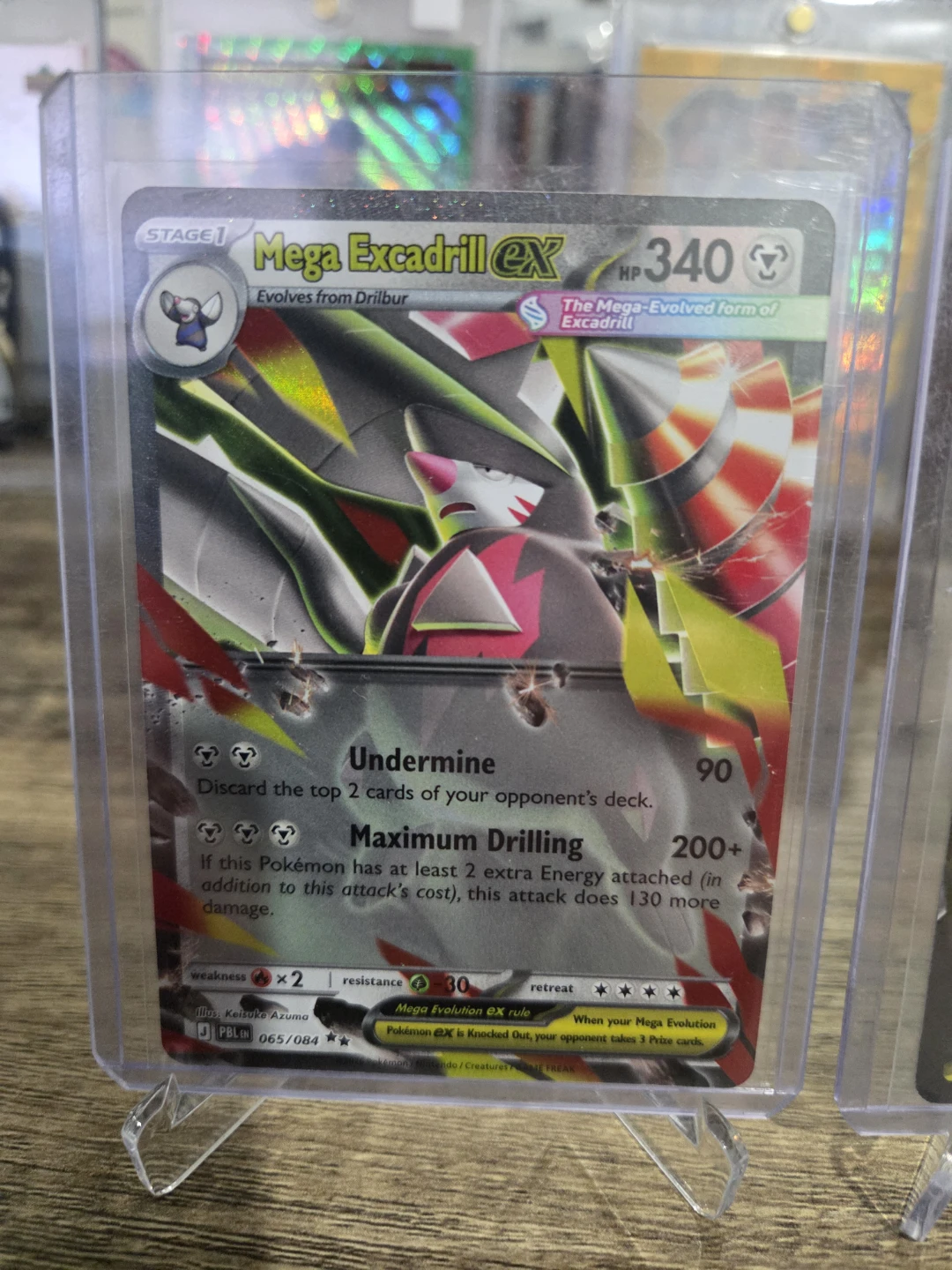 Pokemon Mega Excadrill EX ULTRA RARE - photo 3