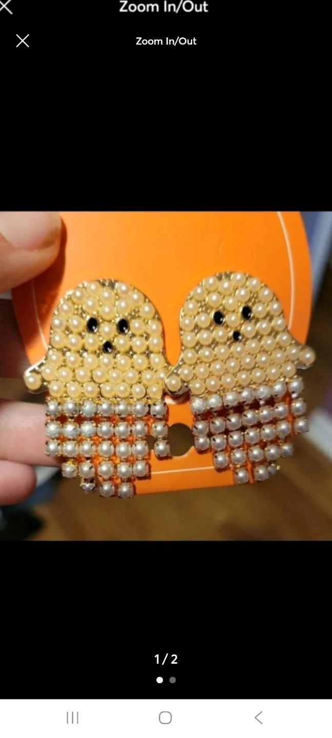 Ghost earrings