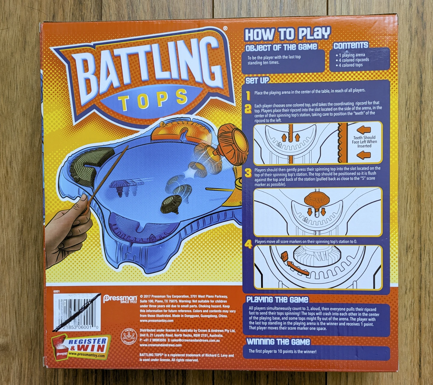 "Battle Tops" - OPEN BOX, NEW CONTENTS, 100% COMPLETE - photo 2