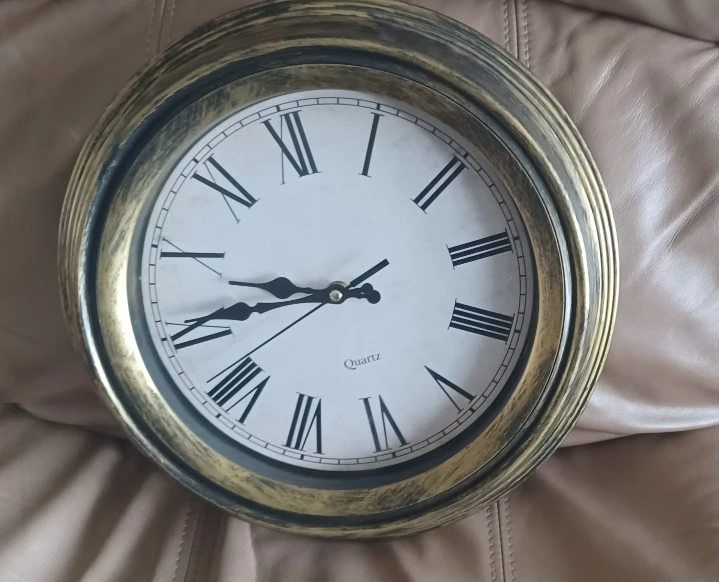 Decorative Wall Clock with Roman Numerals
