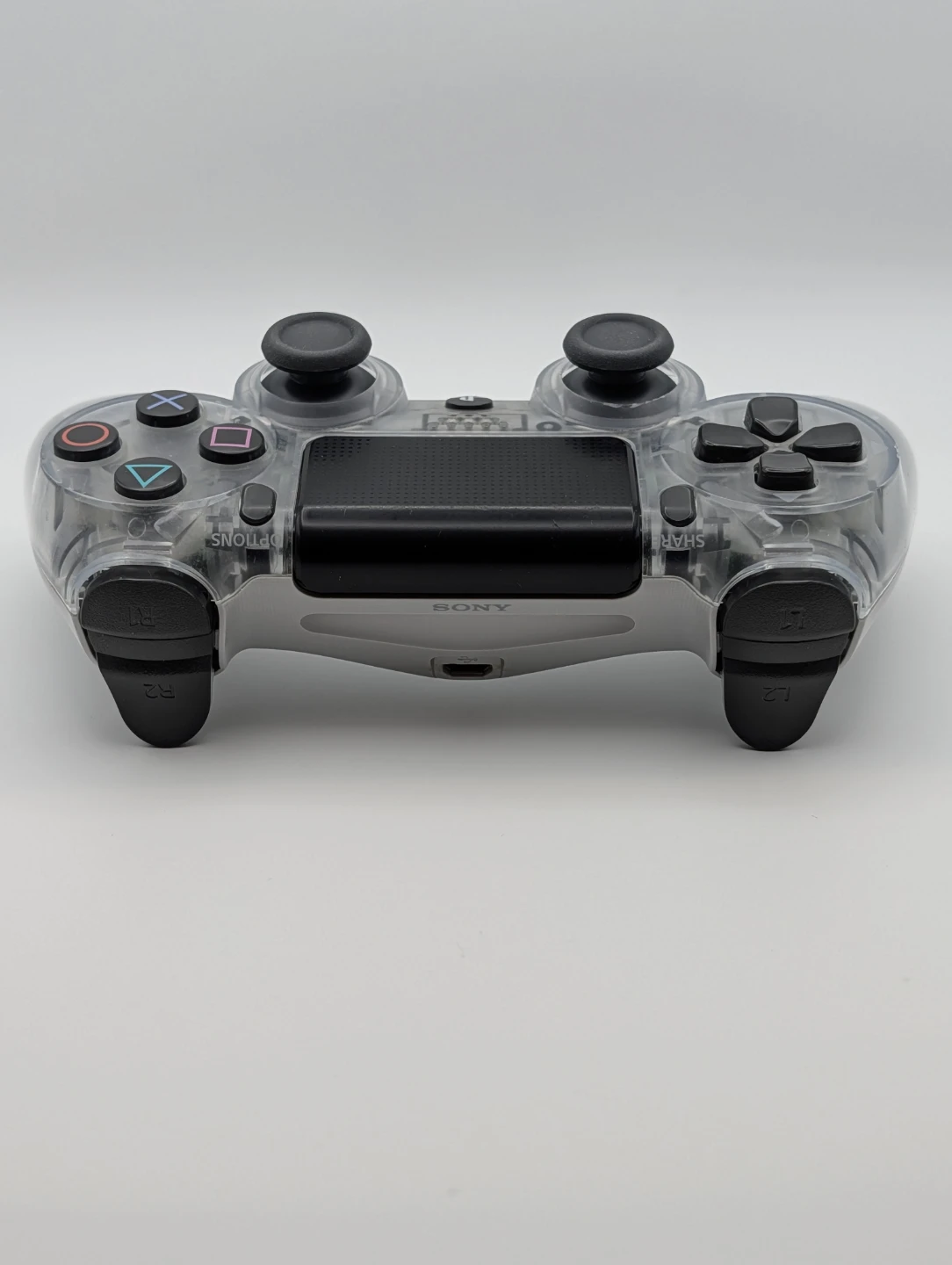 PS4 Controller – Upgraded Anti-Drift TMR (Transparent/white) - photo 3
