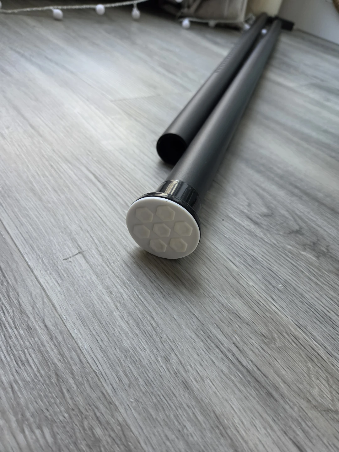Tension Curtain Rod - Black