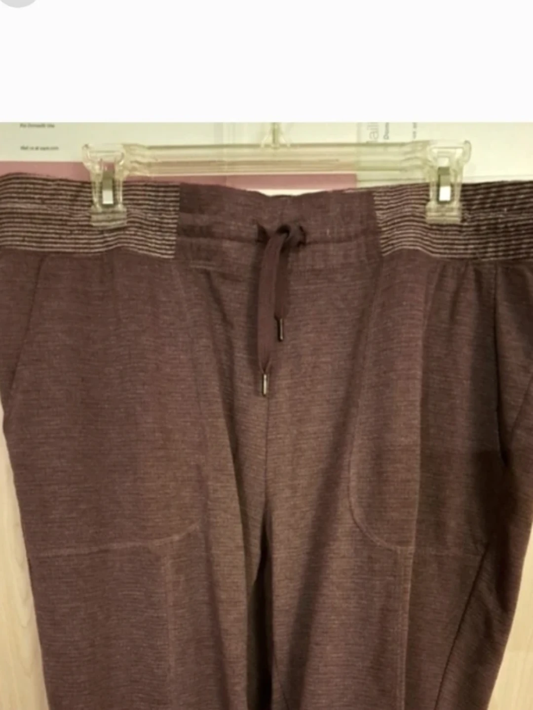 NEW PURPLE SWEATPANTS, POCKETS, large 10 12 14 - photo 2