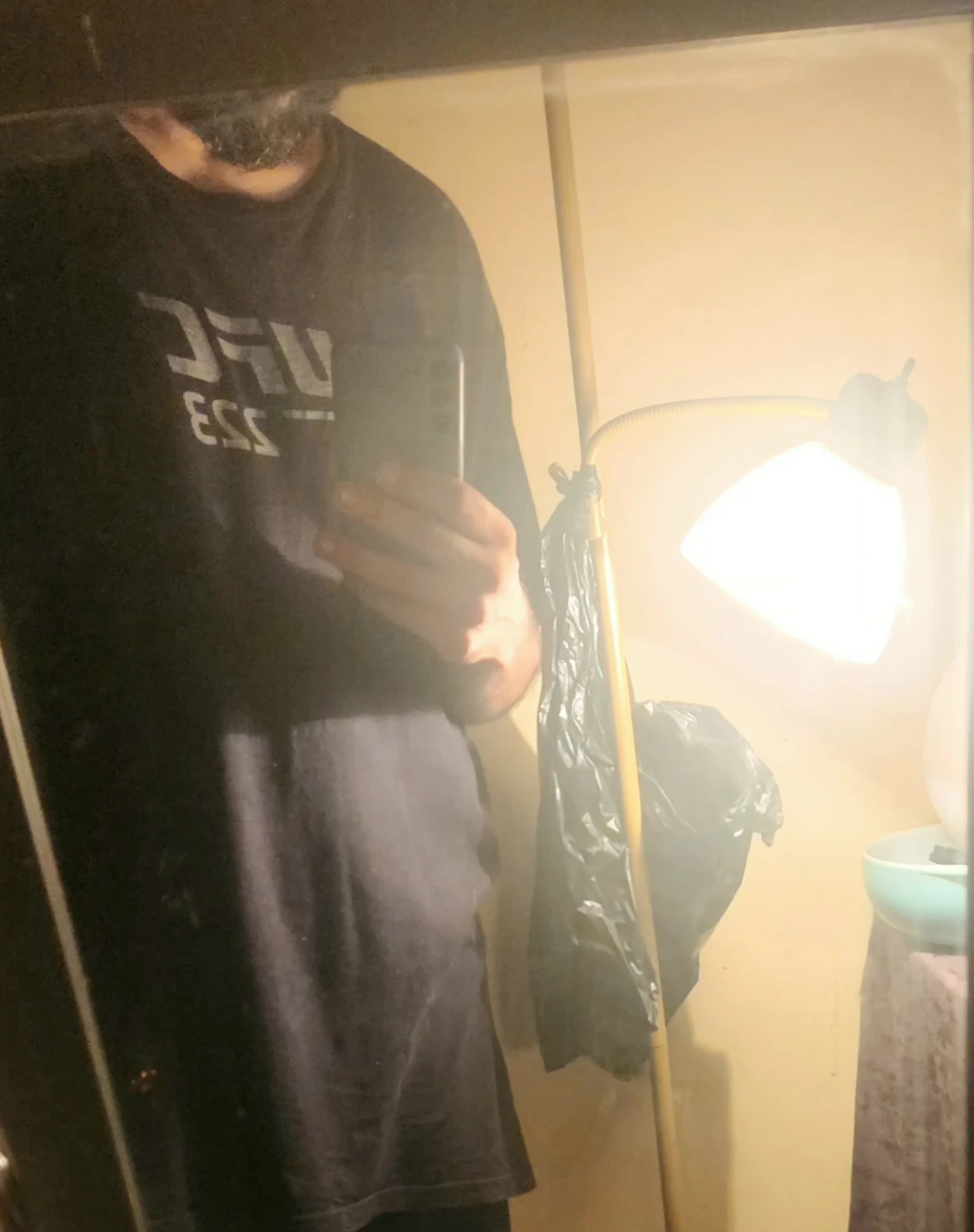 Full Length Mirror – Black Frame - photo 3