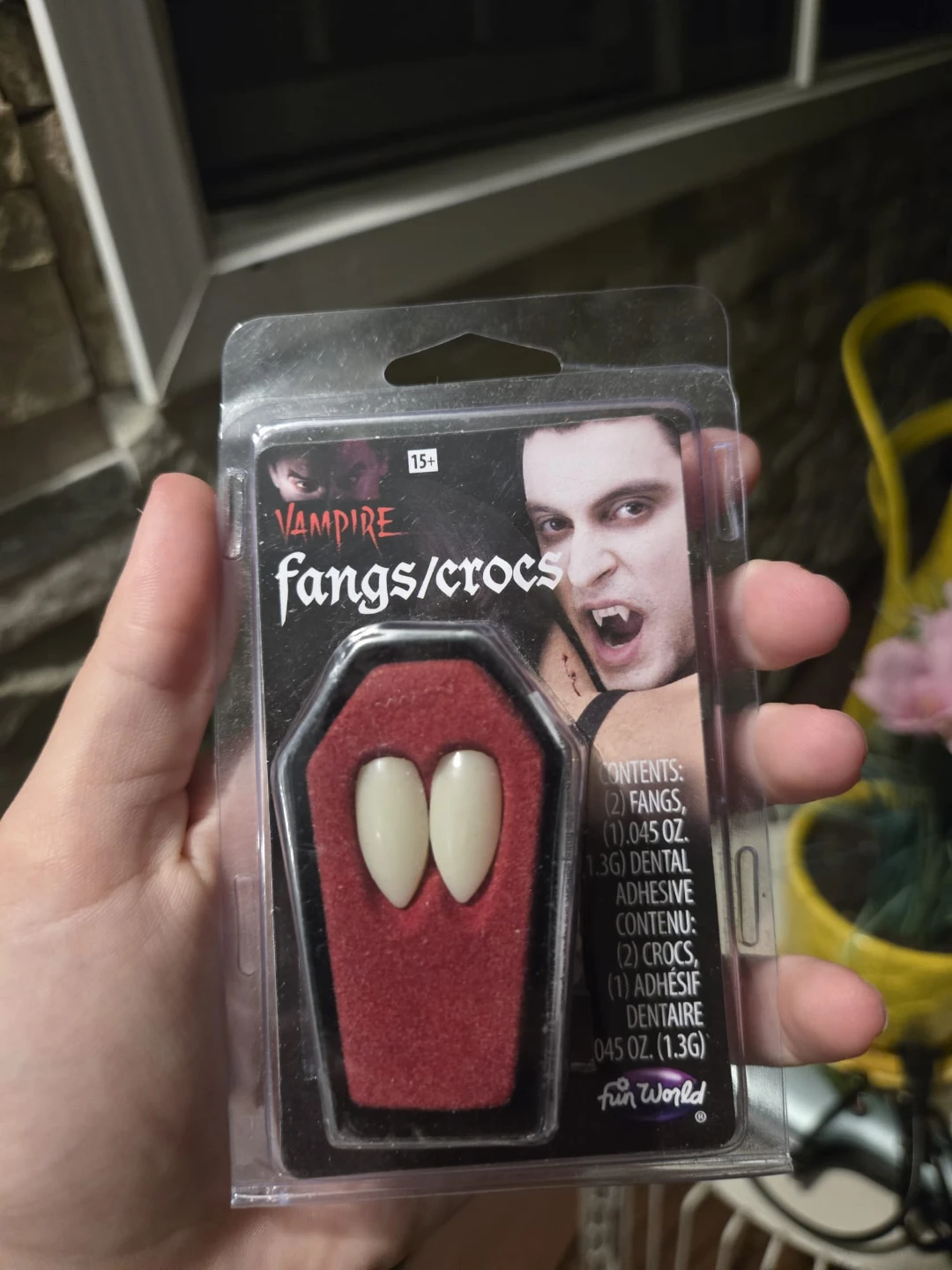 Fun World Vampire Fangs/Crocs Costume Accessory