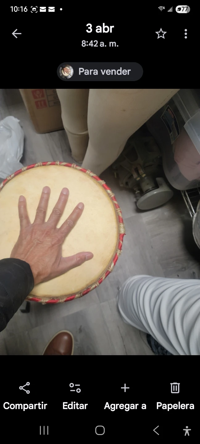 2 Djembe congas