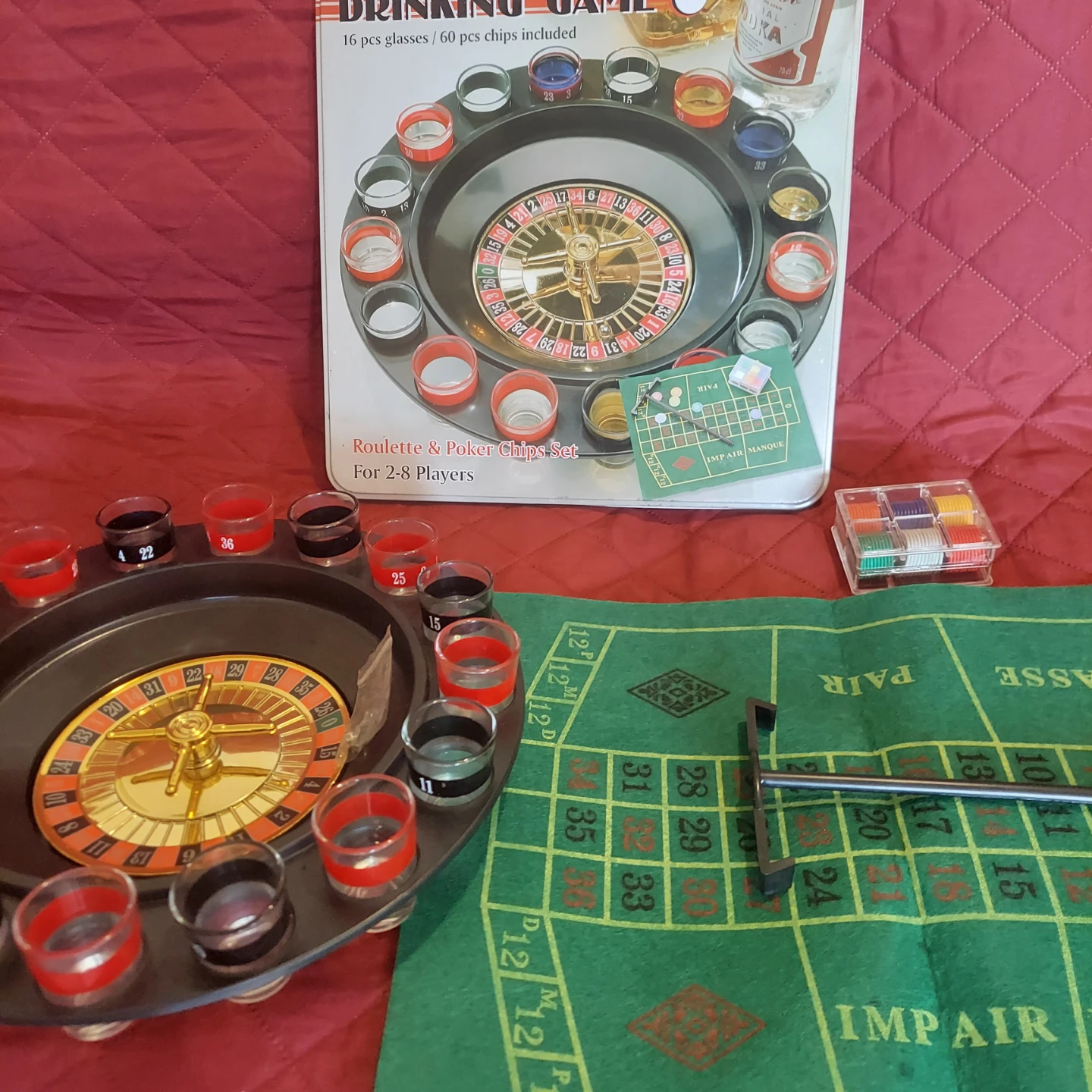 Drinking Game Roulette Wheel Set - photo 3