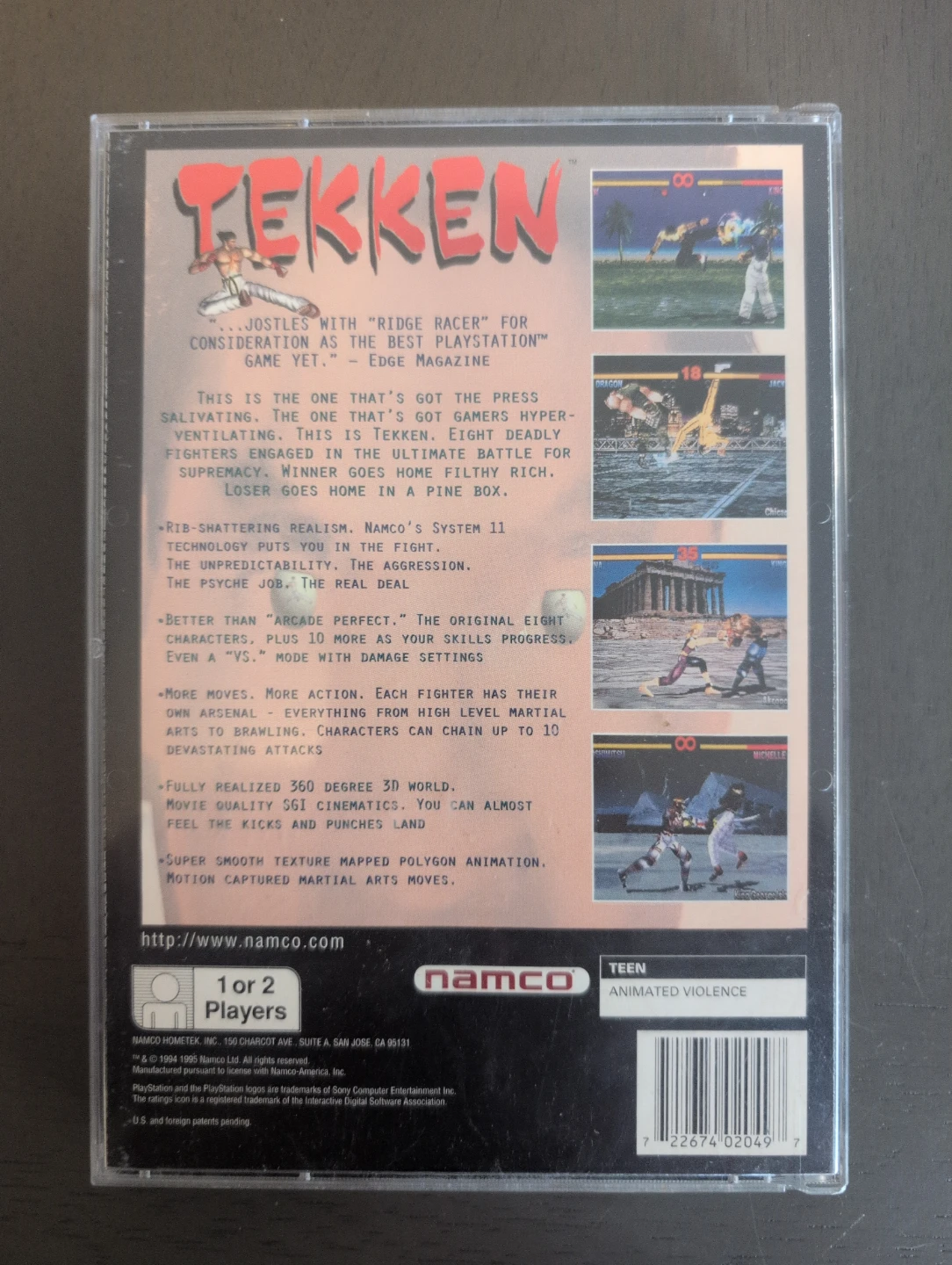 Tekken 1 , 2 & 3 PlayStation Games - photo 3