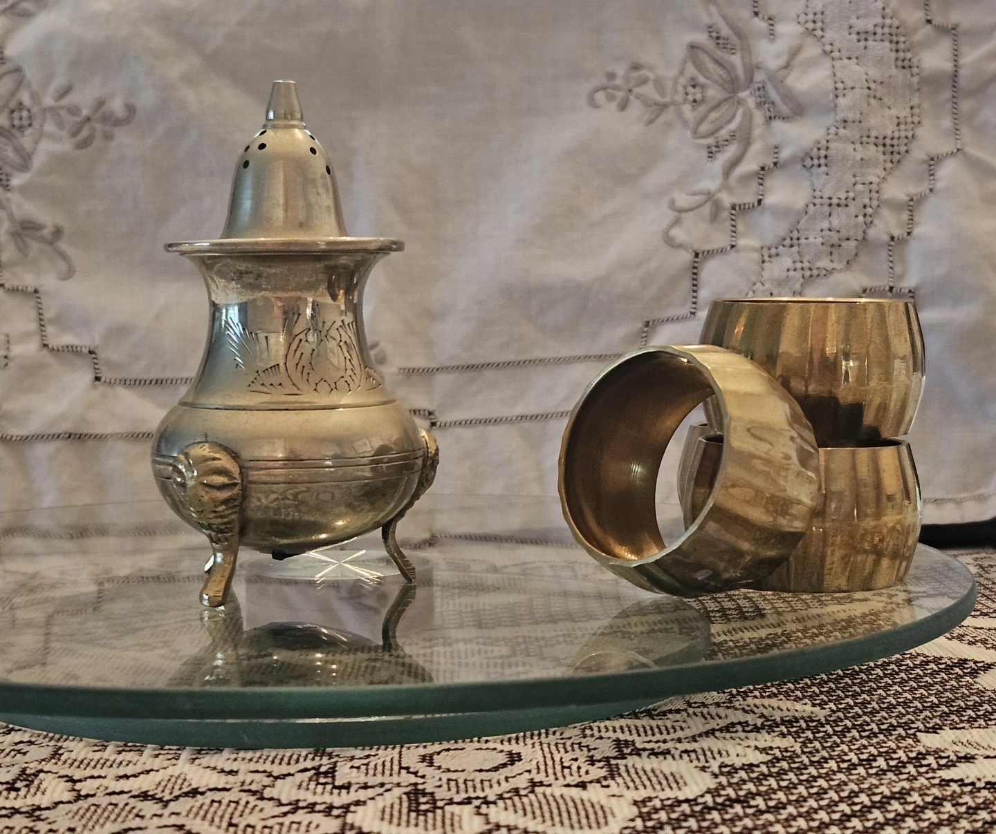 Vintage Brass Table Items