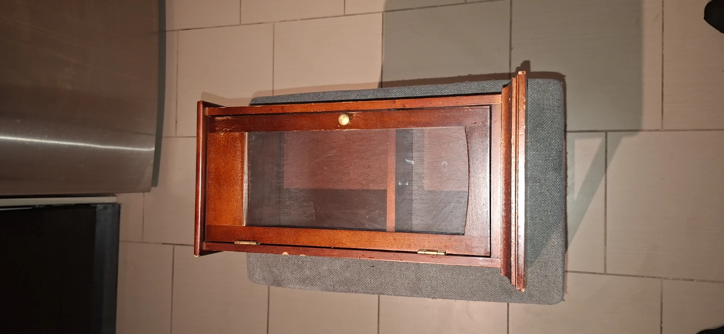 Wooden Display Cabinet with Glass Door - photo 3